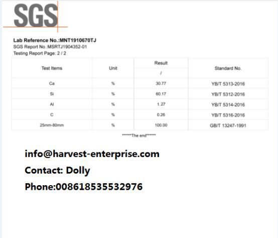 Kushandiswa kweSilicon Calcium Alloy